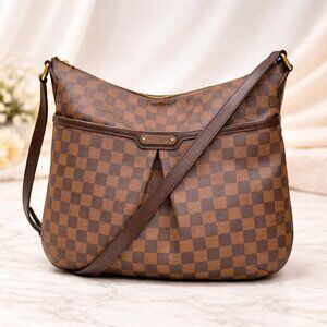 Authentic Louis Vuitton Bloomsbury GM Damier Ebene Crossbody/Shoulder Bag